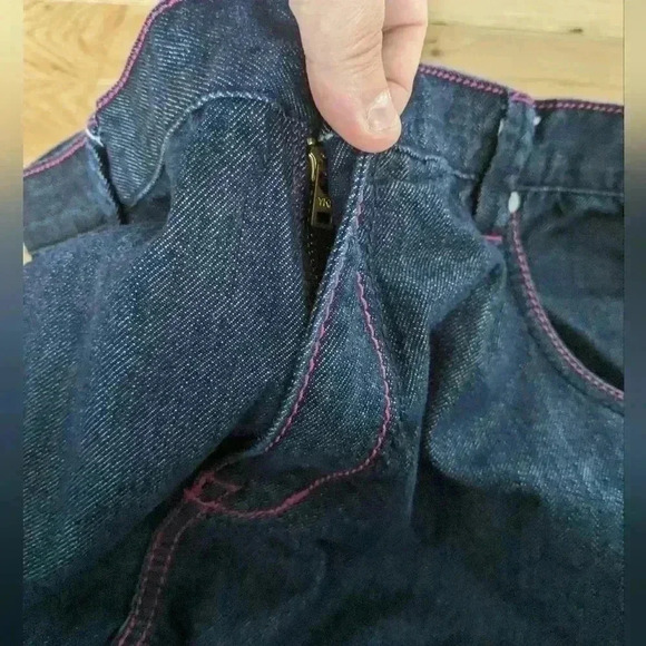 LIVE MECHANICS men jeans pants size 40 100% cotton Loose fit, Wide leg - Picture 4 of 11